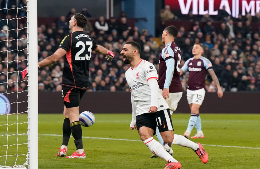 Liverpool stumbles against Aston Villa ahead of key Manchester City clash